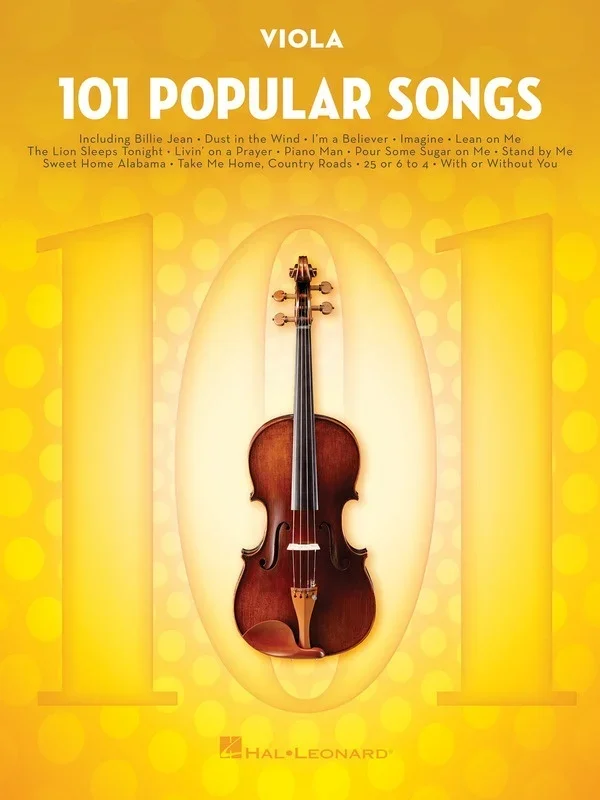 101 Popular Songs For Viola (Softcover Book)
