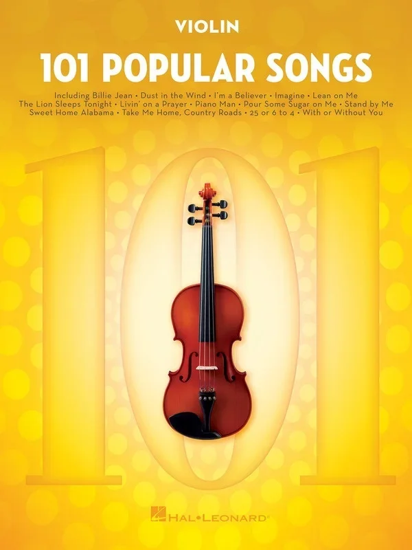 101 Popular Songs For Violin (Softcover Book)