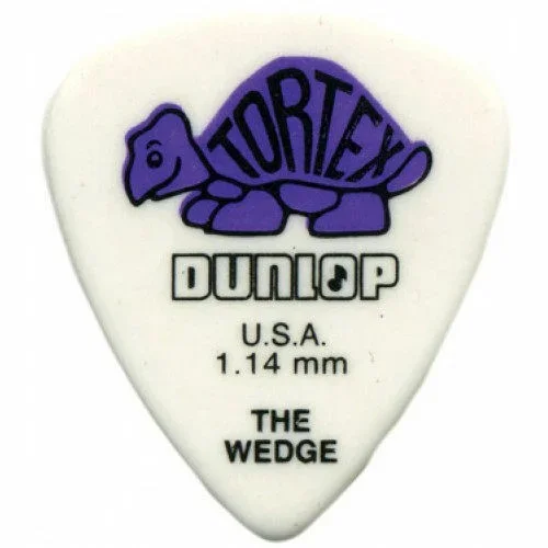 12 x Jim Dunlop Tortex Wedge 1.14mm Guitar Picks 424R Free Shipping