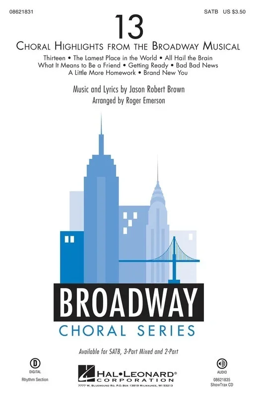 13 The Broadway Musical ShowTrax CD (CD Only)