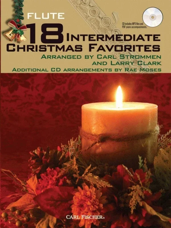18 Intermediate Christmas Favorites Flute Book/CD