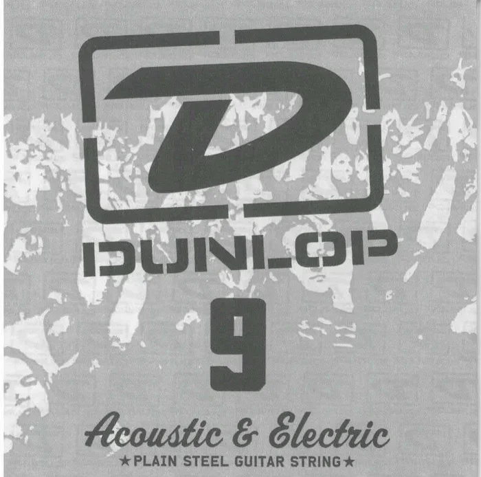 2 x Jim Dunlop DPS009 Single Plain Steel .009 E 1st Electric Guitar String