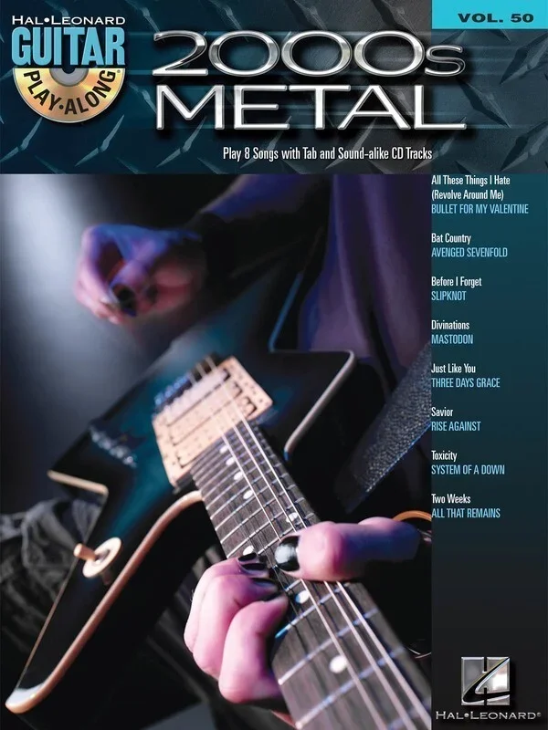 2000S Metal Guitar Play Along V50 Book/CD (Softcover Book/CD)