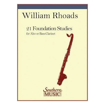 21 Estudios básicos para clarinete alto o bajo William E. Rhoads