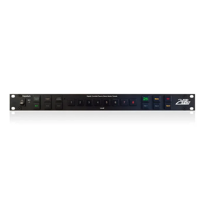 2400 Audio Imperium 1U Monitor Control Unit – Tie Fighter Black