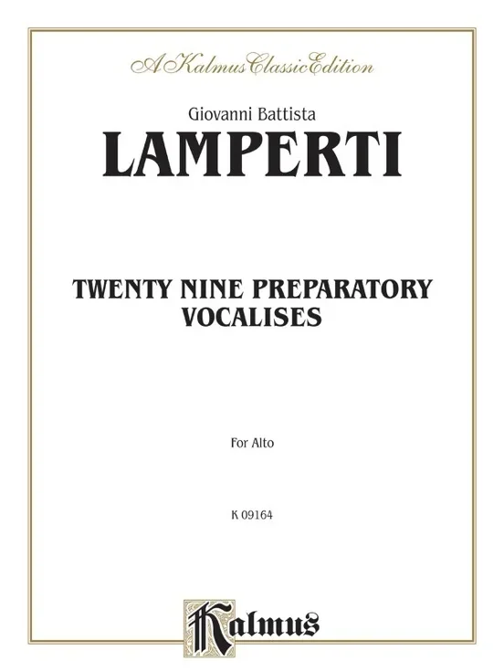 29 Prep Vocal Alto