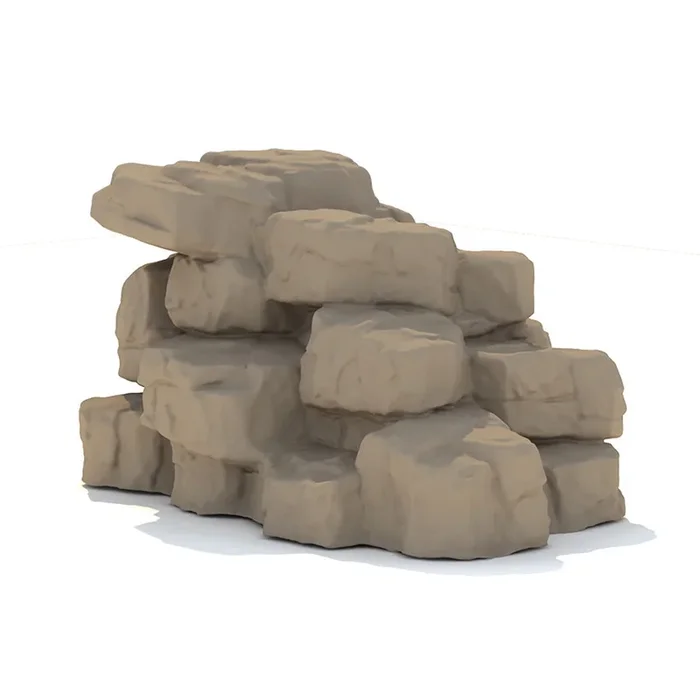 3′ Natural-Look Boulder Climber | Engaging Rock Climbing for Preschool Playgrounds