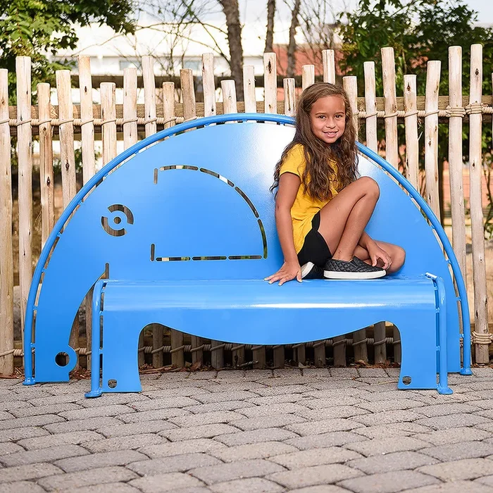 4′ Elephant Bench – Surface Mounted