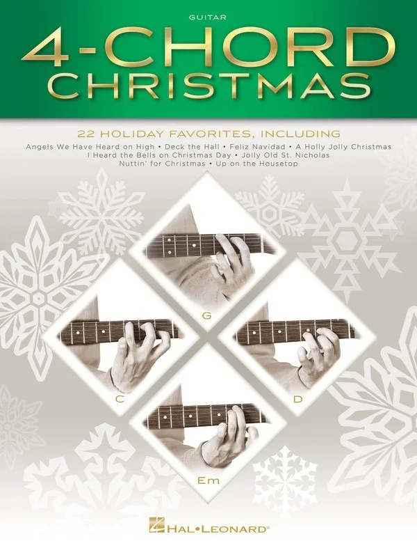 4 Chord Christmas Melody Lyrics Chords (Softcover Book)