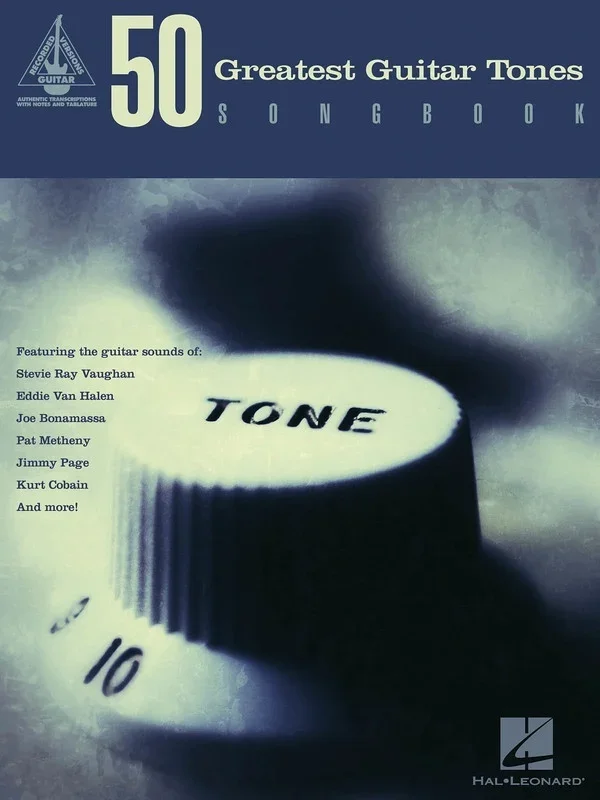 50 Greatest Guitar Tones Songbook TAB (Softcover Book)