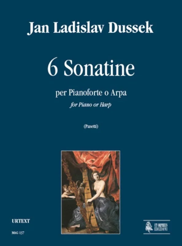 6 Sonatinas For Piano Or Harp Book