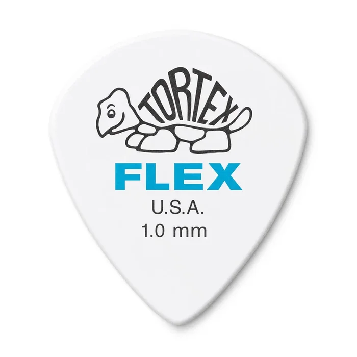 6 x Jim Dunlop Tortex Jazz III FLEX 1.00MM Gauge Guitar Picks 468R *NEW*