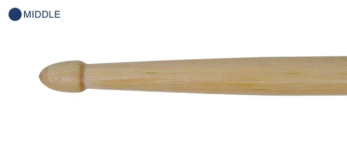 7-A drumsticks, pair, hickory, 13,5 x 393 mm., blue/medium weight