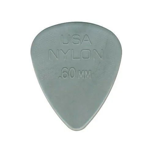 72 x Dunlop Nylon Standard Greys 0.60MM Gauge Guitar Picks Bulk Bag
