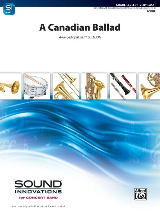 A Canadian Ballad Concert Band Gr 1 Conductor Score