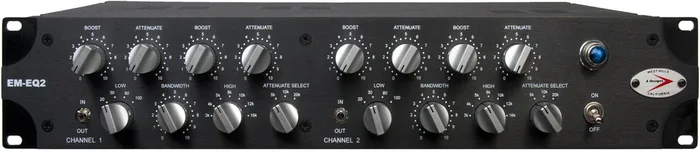 A Designs EM-EQ2 Dual Ch Solid State 3-Band Vintage Inductor Base