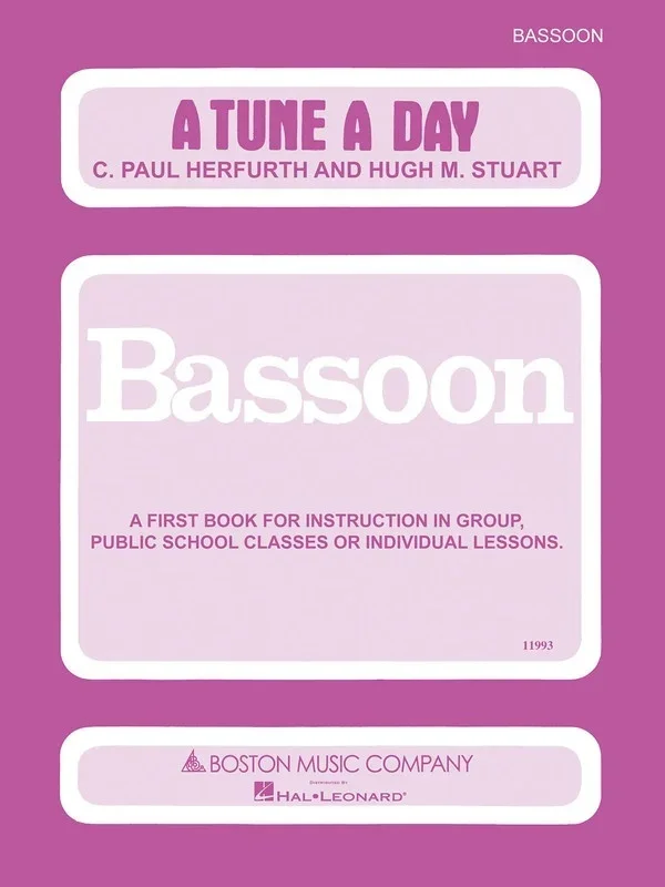 A Tune A Day Bassoon Book 1 (Softcover Book)