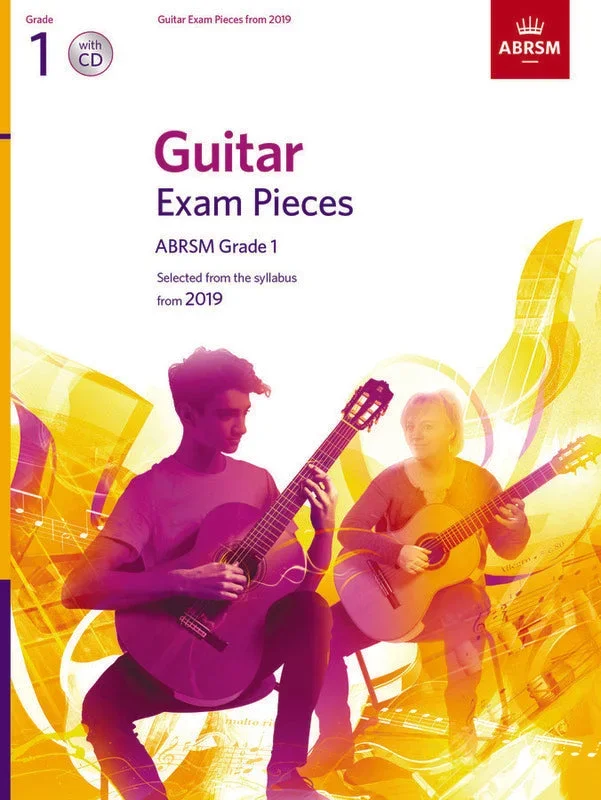ABRSM Guitar Exam Pieces from 2019 Grade 1 Book/CD