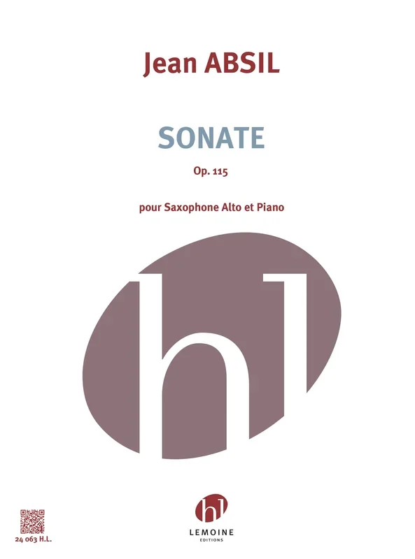 Absil: Saxophone Sonata, Op. 115