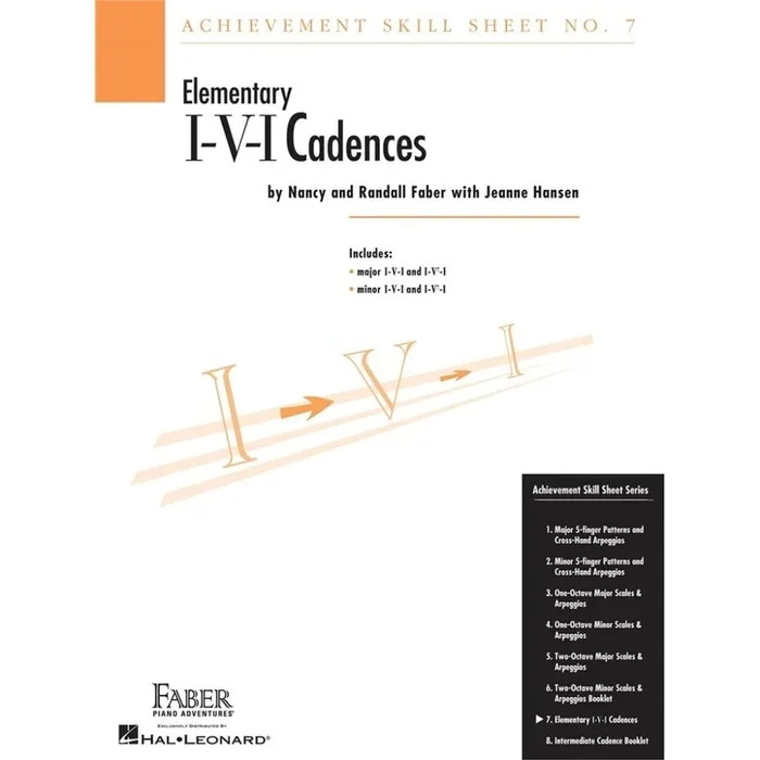 Achievement Skill Sheet No. 7: I-V-I Cadences