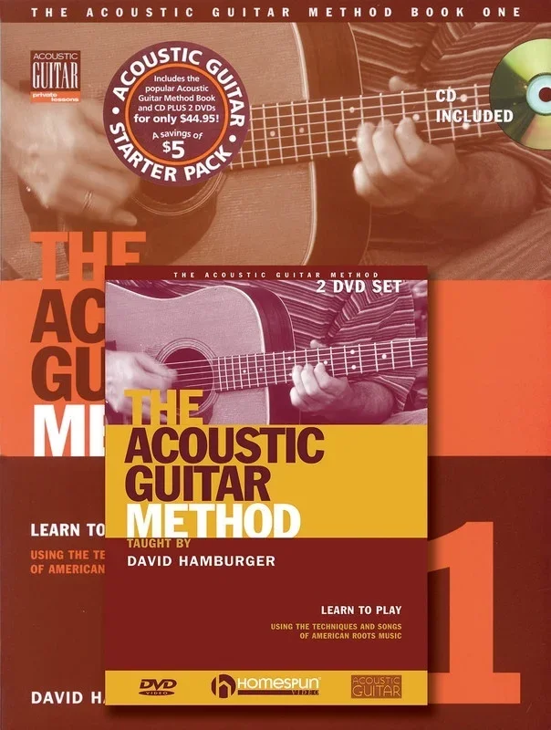 Acoustic Guitar Method Book/CD/DVD (Softcover Book/CD/DVD)