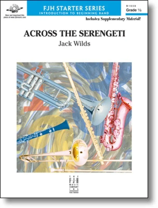 Across The Serengeti Concert Band0.5 Score/Parts Book