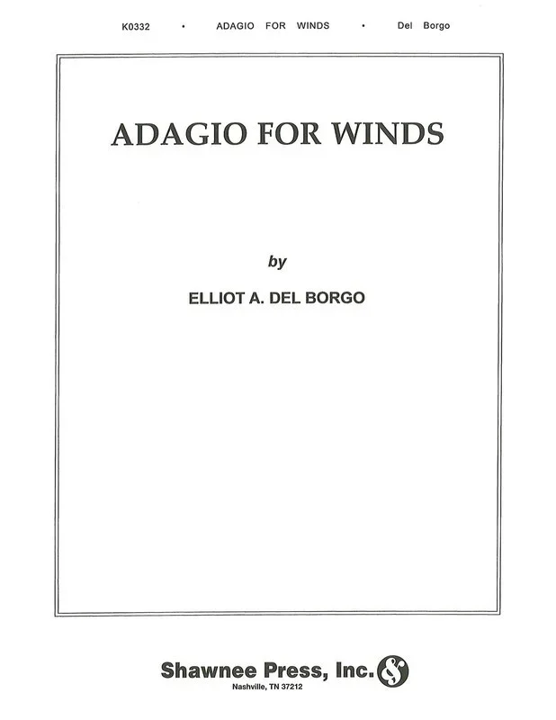 Adagio For Winds Concert Band Book