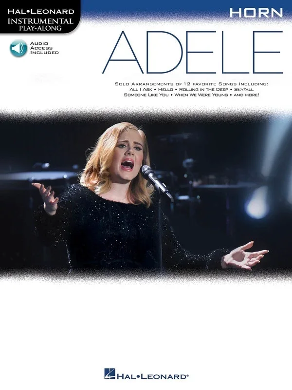 Adele Playalong Horn Book/Online Audio (Softcover Book/Online Audio)