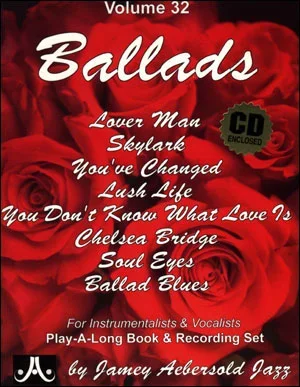 Aebersold Vol.32: Ballads: All Instruments: Book & CD