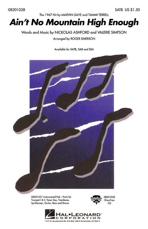 Aint No Mountain High Enough SATB (Octavo)