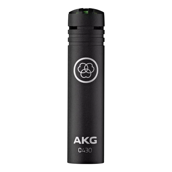 AKG C-430 Miniature Condenser Microphone for Cymbals & Overheads, Compact Design, Crisp Sound, Professional Quality, Low Profile