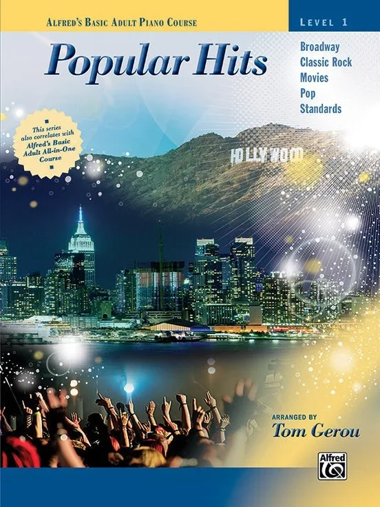 Alfred’s Basic Adult Piano Course: Popular Hits Level 1
