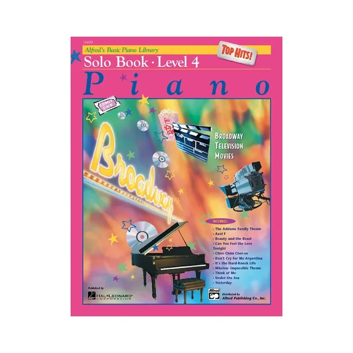 Alfred’s Basic Piano Library Top Hits Solo Book 4