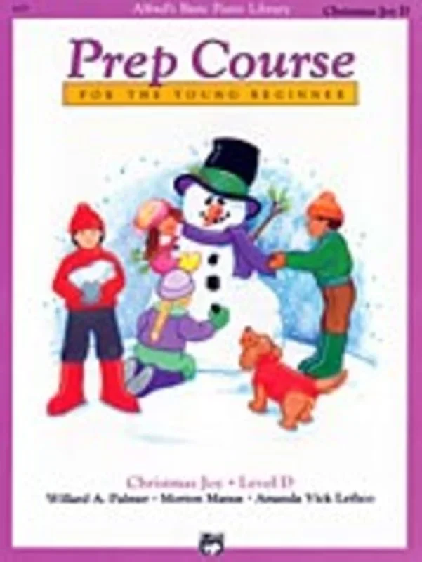Alfred’s Basic Piano Prep Course Christmas Joy Level D (Softcover Book)