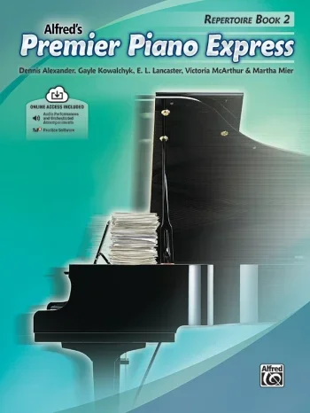 Alfred’s Premier Piano Express: Repertoire Book 2: Book & Audio