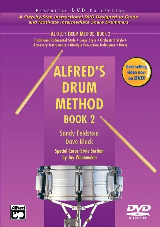 Alfreds Drum Method Book 2 Book/DVD