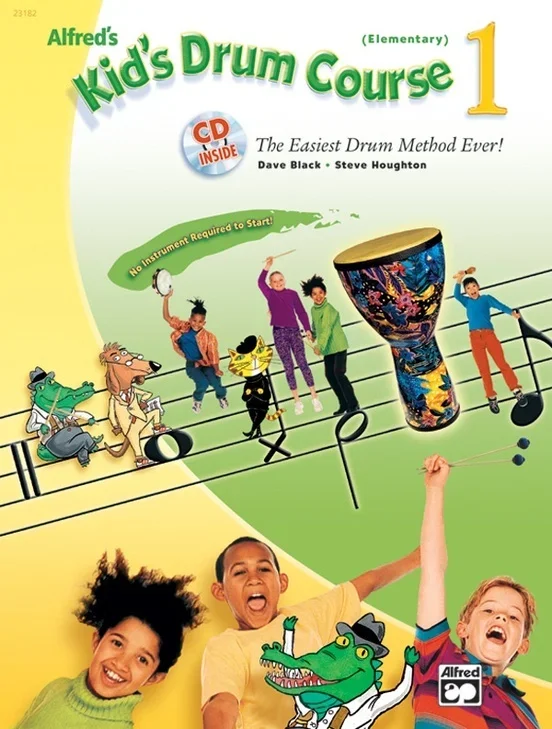 Alfreds Kids Drum Course 1 With Remo Sound Shape