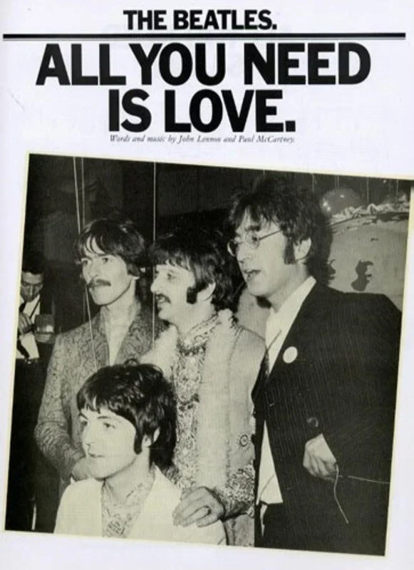ALL YOU NEED IS LOVE (Single Music Sheet) BEATLES