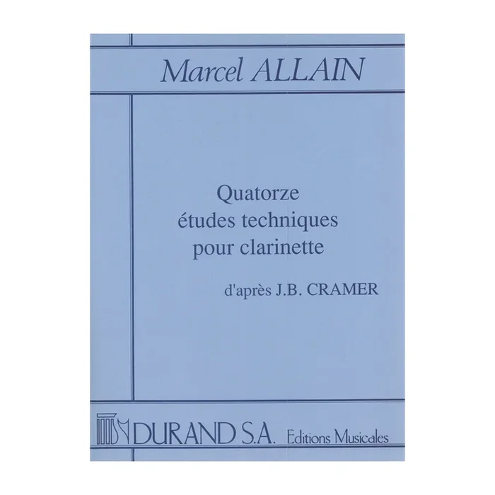 Allain, Marcel – 14 Etudes Clarinette (Cramer
