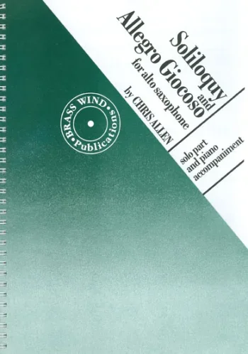 Allen : Soliloquy And Allegro Giocoso: Alto Saxophone & Piano (Brasswind)