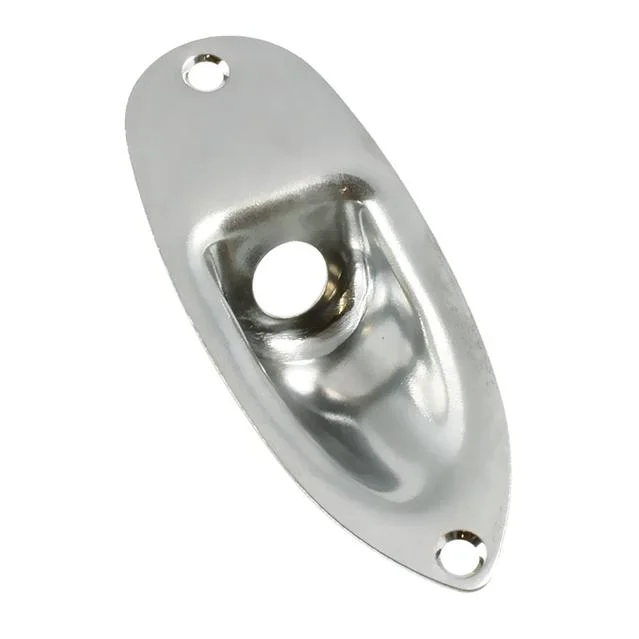 Allparts Stratocaster Jackplate in Chrome – AP0610010