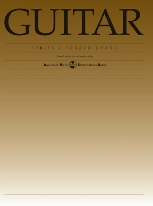 AMEB Classical Guitar Grade 4 Series 1 (Softcover Book)