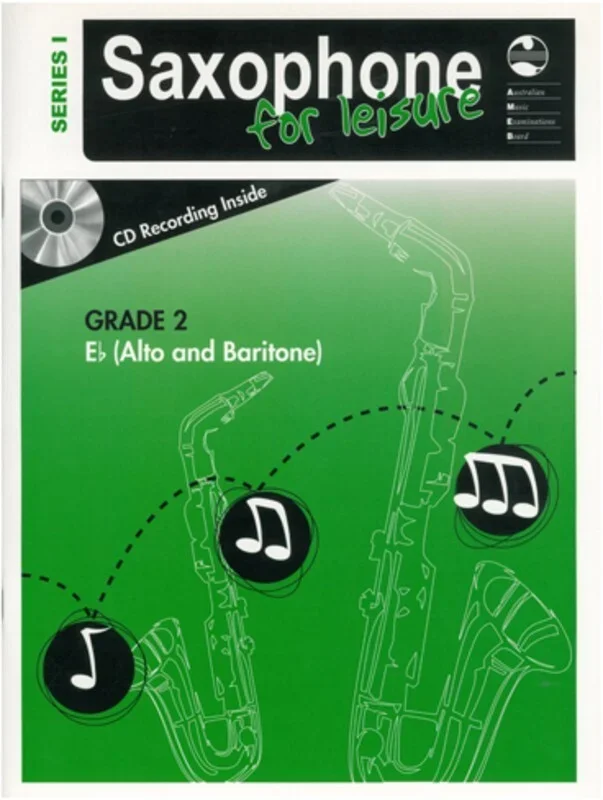AMEB Saxophone For Leisure Grade 2 E Flat Book/CD Ser 1 (Softcover Book/CD)