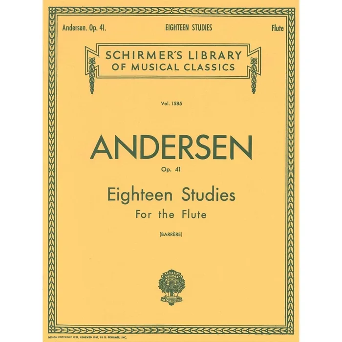 Andersen, Joachim – Eighteen Studies