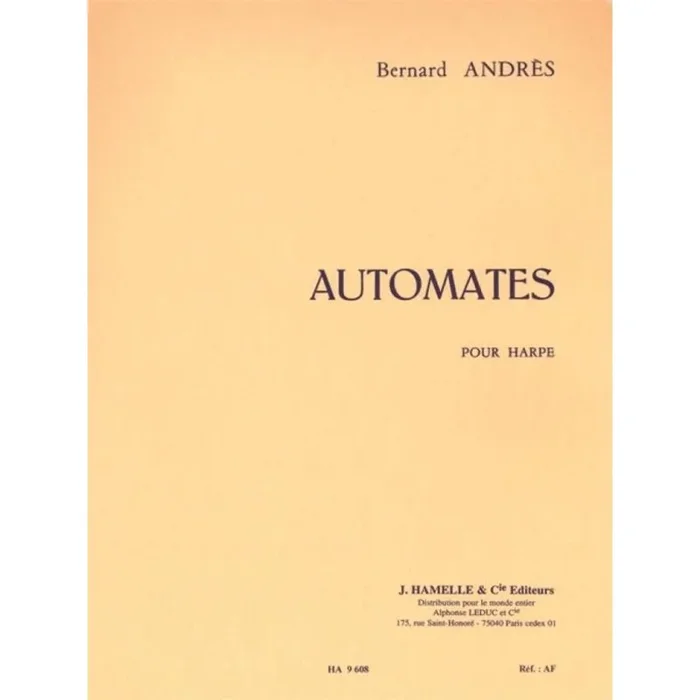 Andrès, Bernard – Automates