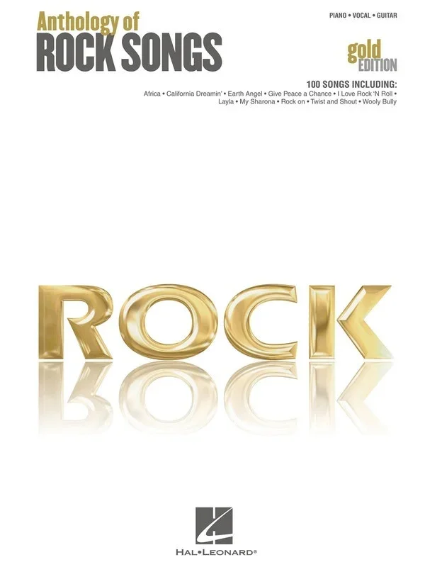 Anthology Of Rock Songs Gold Edition PVG (Softcover Book)