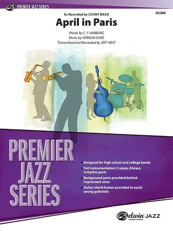April In Paris Junior Ensemble Gr 4 Score