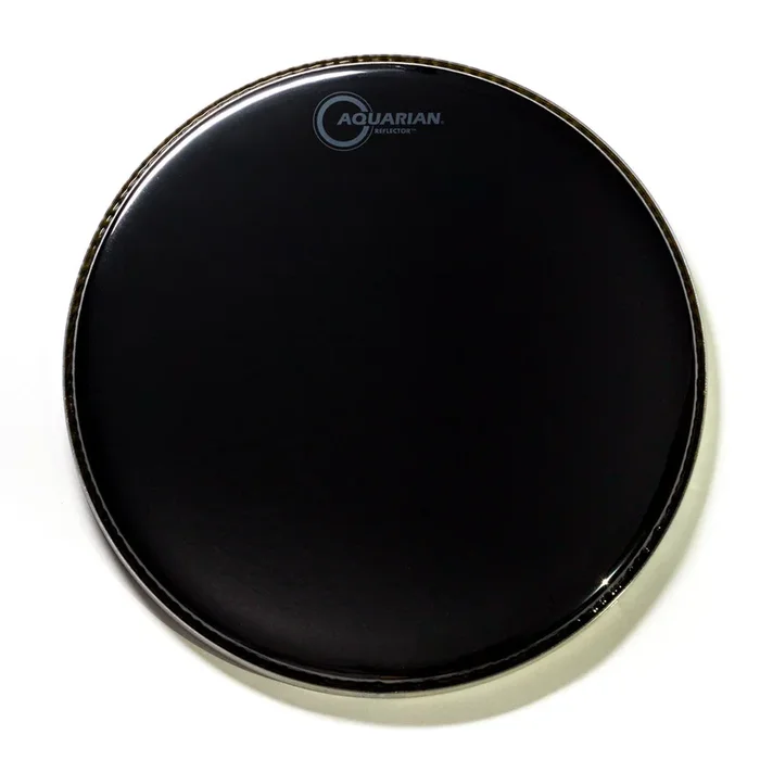 Aquarian 13″ Reflector Black Mirror Finish Drumhead
