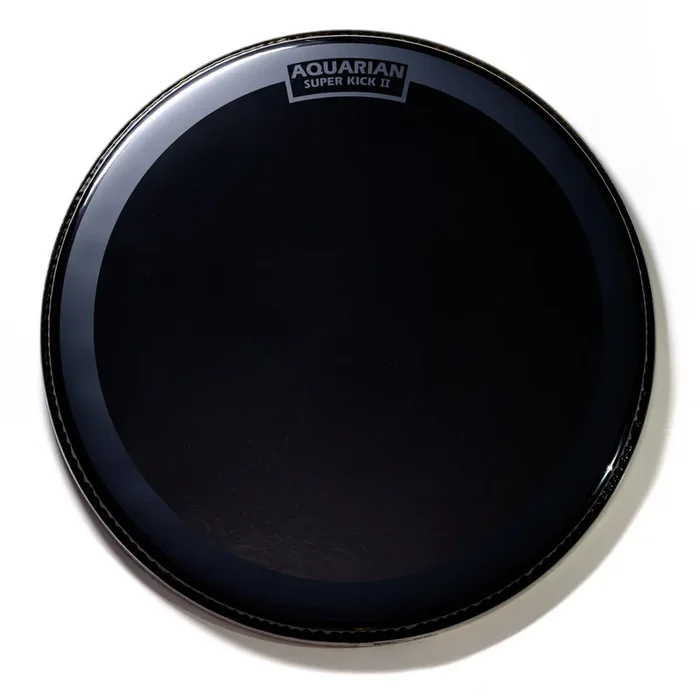 Aquarian 24″ Reflector Black Mirror Superkick Drumhead