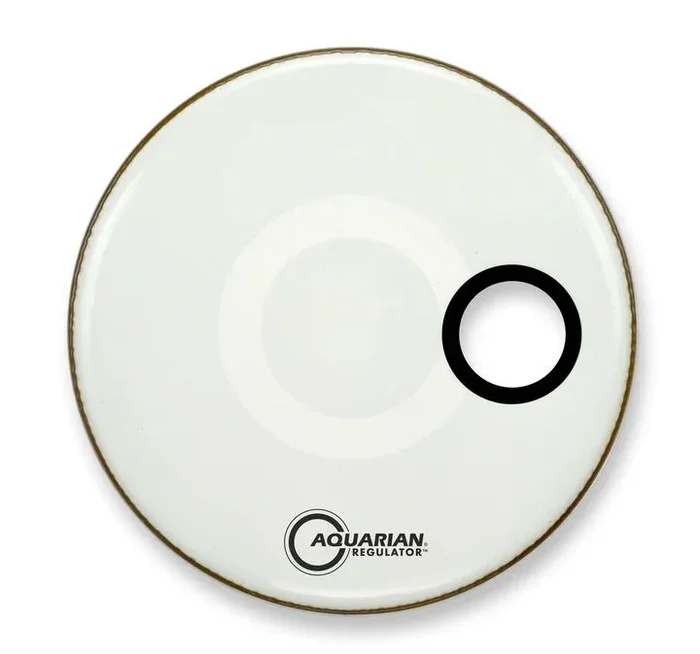 Aquarian RSM24W Regulator Small White Drumhead